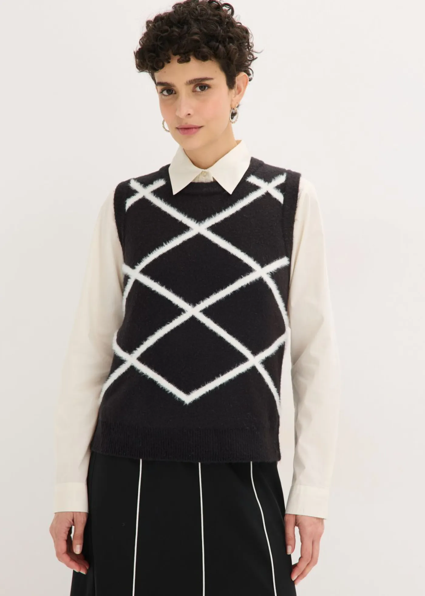 Mujer bonprix bonprix Jersey sin mangas de hilo suave