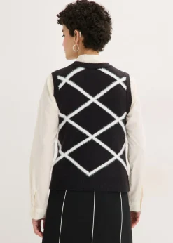 Mujer bonprix bonprix Jersey sin mangas de hilo suave