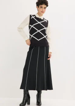 Mujer bonprix bonprix Jersey sin mangas de hilo suave