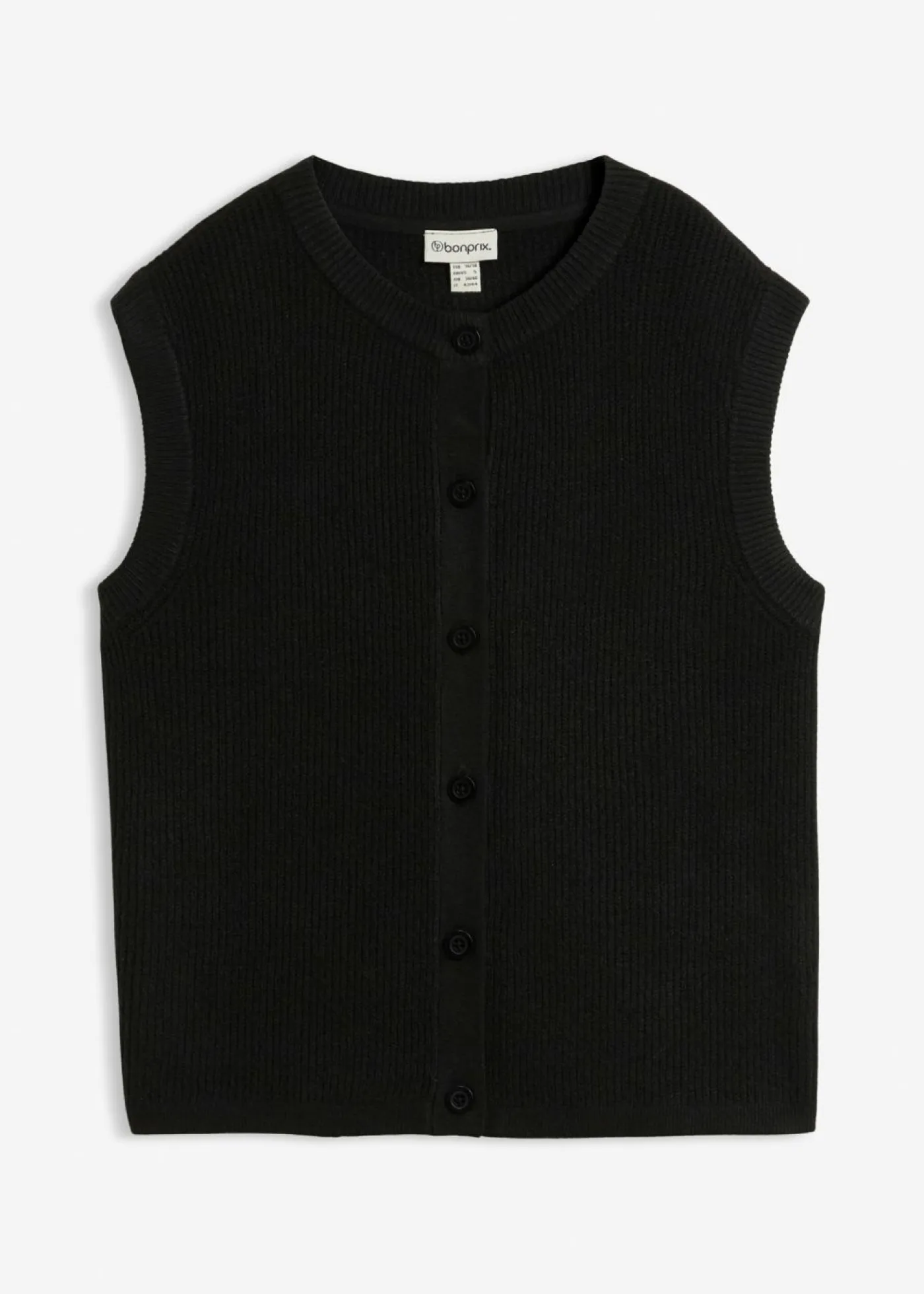 Mujer bonprix bonprix Jersey sin mangas de punto grueso