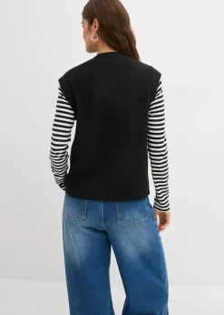 Mujer bonprix bonprix Jersey sin mangas de punto grueso