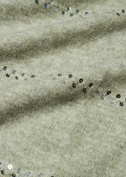 Mujer bonprix bonprix Jersey tipo boxy con lentejuelas