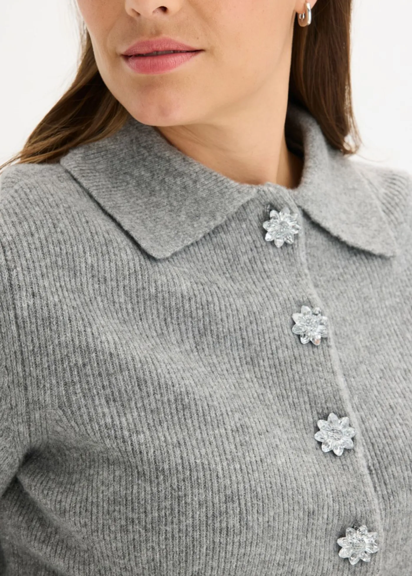 Mujer bonprix bonprix Jersey tipo polo con contenido de lana