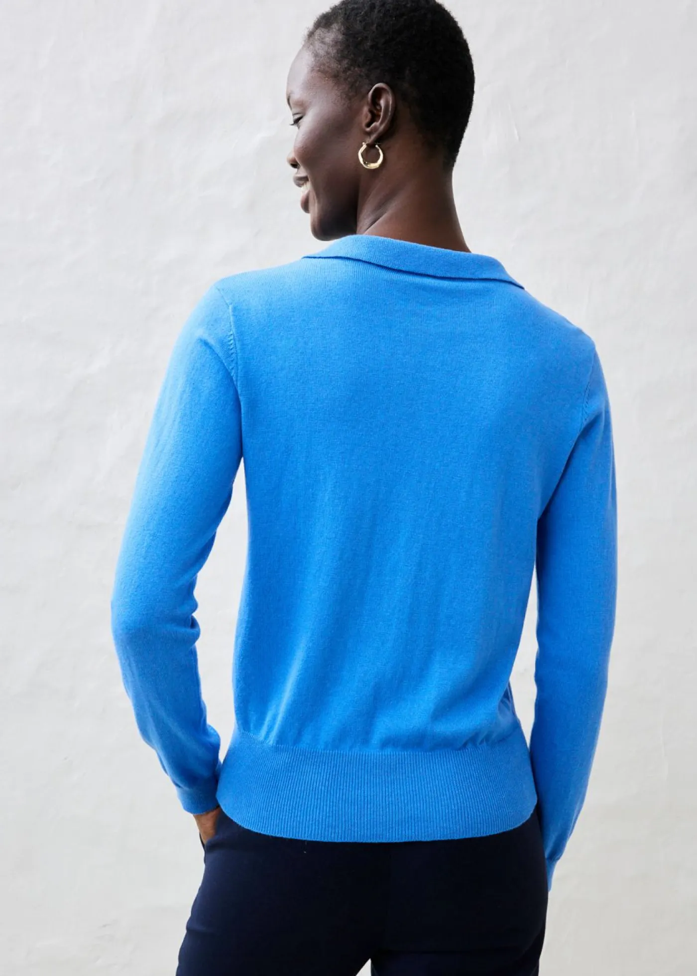 Mujer bonprix bonprix Jersey tipo polo con seda