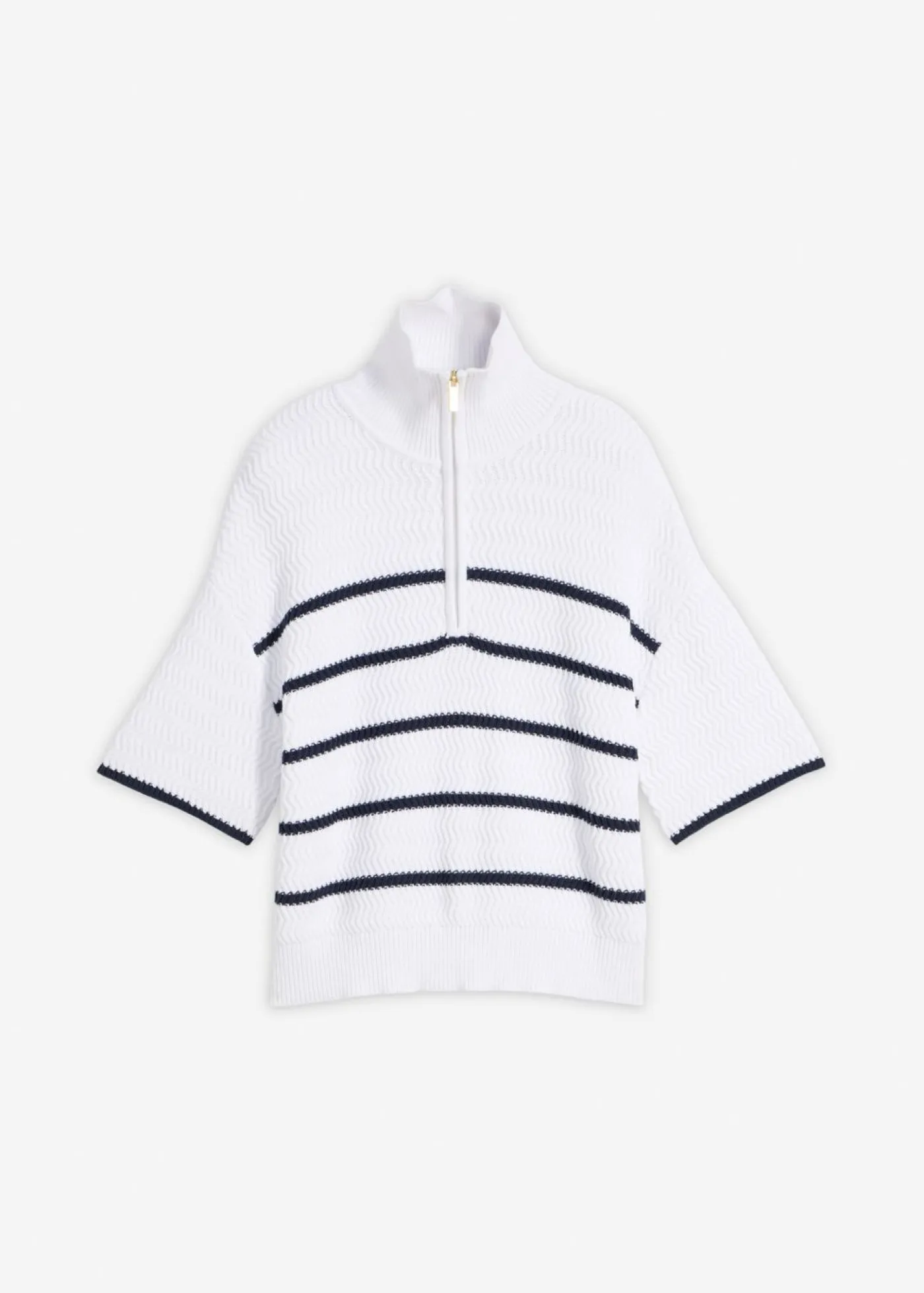 Mujer bonprix bonprix Jersey tipo troyer con contenido de algodón