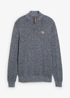 Hombre bonprix bonprix Jersey tipo troyer de algodón puro