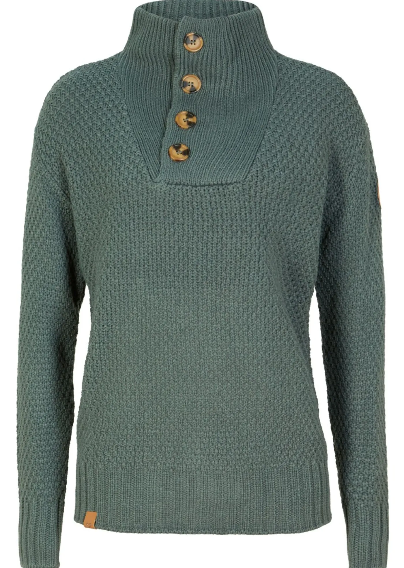 bonprix bonprix Jerséis>Jersey troyer con estructura Verde eucalipto