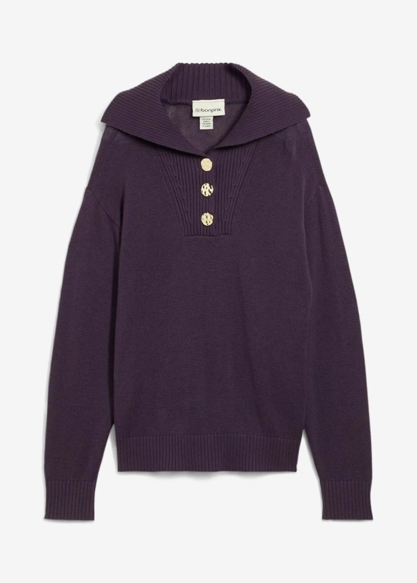 Mujer bonprix bonprix Jersey troyer con lana merina