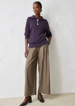 Mujer bonprix bonprix Jersey troyer con lana merina