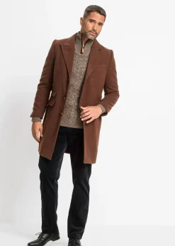 Hombre bonprix bonprix Jersey troyer de punto trenzado con contenido de lana