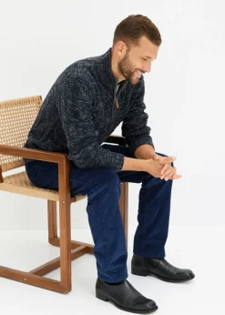 Hombre bonprix bonprix Jersey troyer jaspeado con patrón trenzado