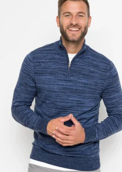 Hombre bonprix bonprix Jersey troyer jaspeado con algodón