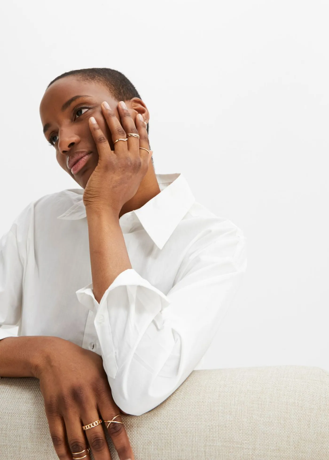 bonprix bonprix Complementos Temáticos·Accesorios Elegantes|Joyería>Juego de anillos (8 unidades) en diversos diseños Dorado