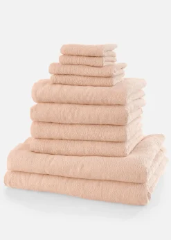 bonprix bonprix Muebles De Baño·Toallas De Baño|Toallas>Juego de toallas de mano de algodón (10 piezas) Arena