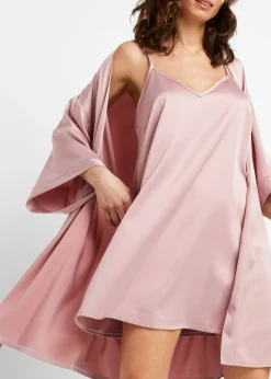 Mujer bonprix bonprix Kimono y negligé (juego de bata de 2 piezas)