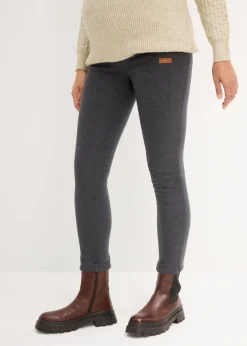 bonprix bonprix Premamá>Leggings Gris oscuro jaspeado-blanco lana