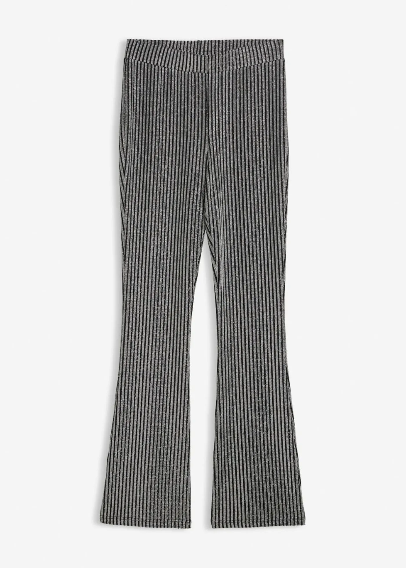 Mujer bonprix bonprix Leggings acampanados con hilo brillante