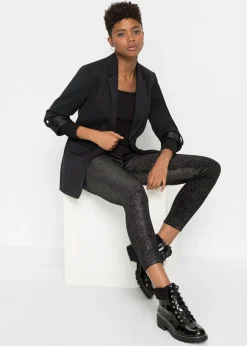 Mujer bonprix bonprix Leggings brillantes de terciopelo