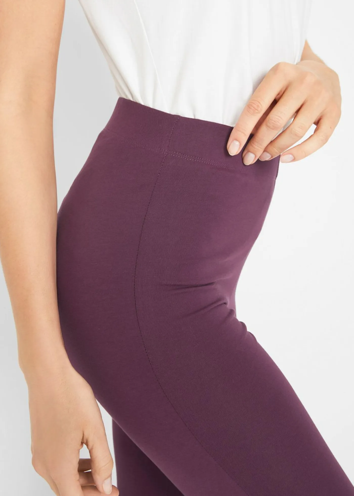 Mujer bonprix bonprix Leggings capri con cinturilla cómoda