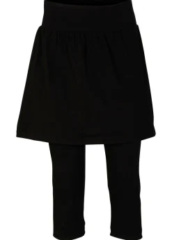 bonprix bonprix Pantalones>Leggings capri con falda Negro