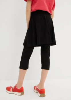 Niños bonprix bonprix Leggings capri con falda integrada