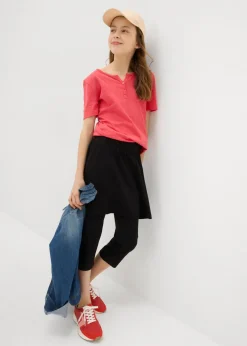 Niños bonprix bonprix Leggings capri con falda integrada