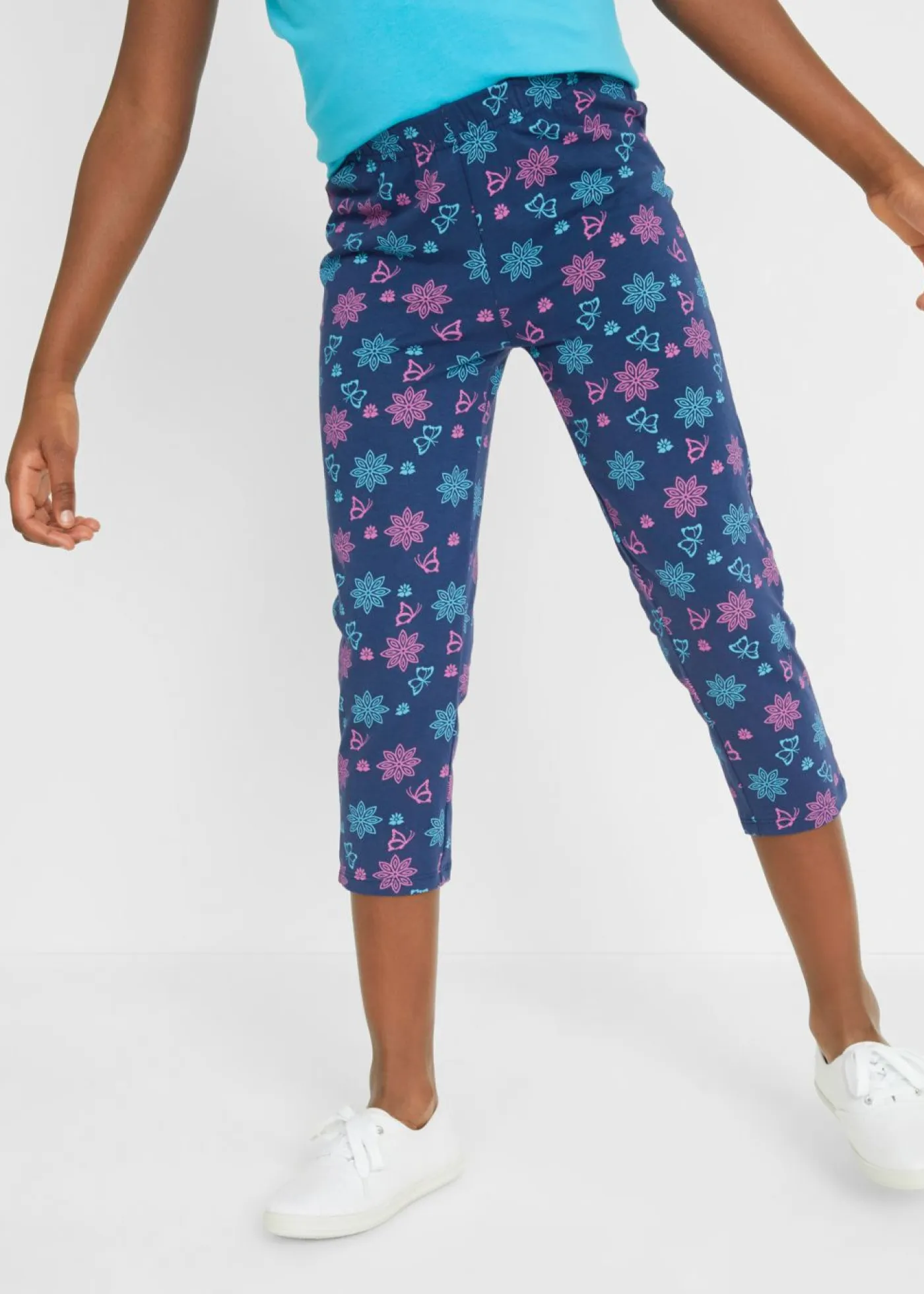 Niños bonprix bonprix Leggings capri de algodón orgánico (2 unidades)