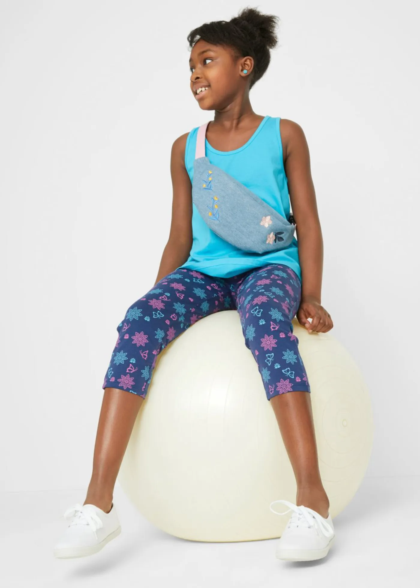 Niños bonprix bonprix Leggings capri de algodón orgánico (2 unidades)