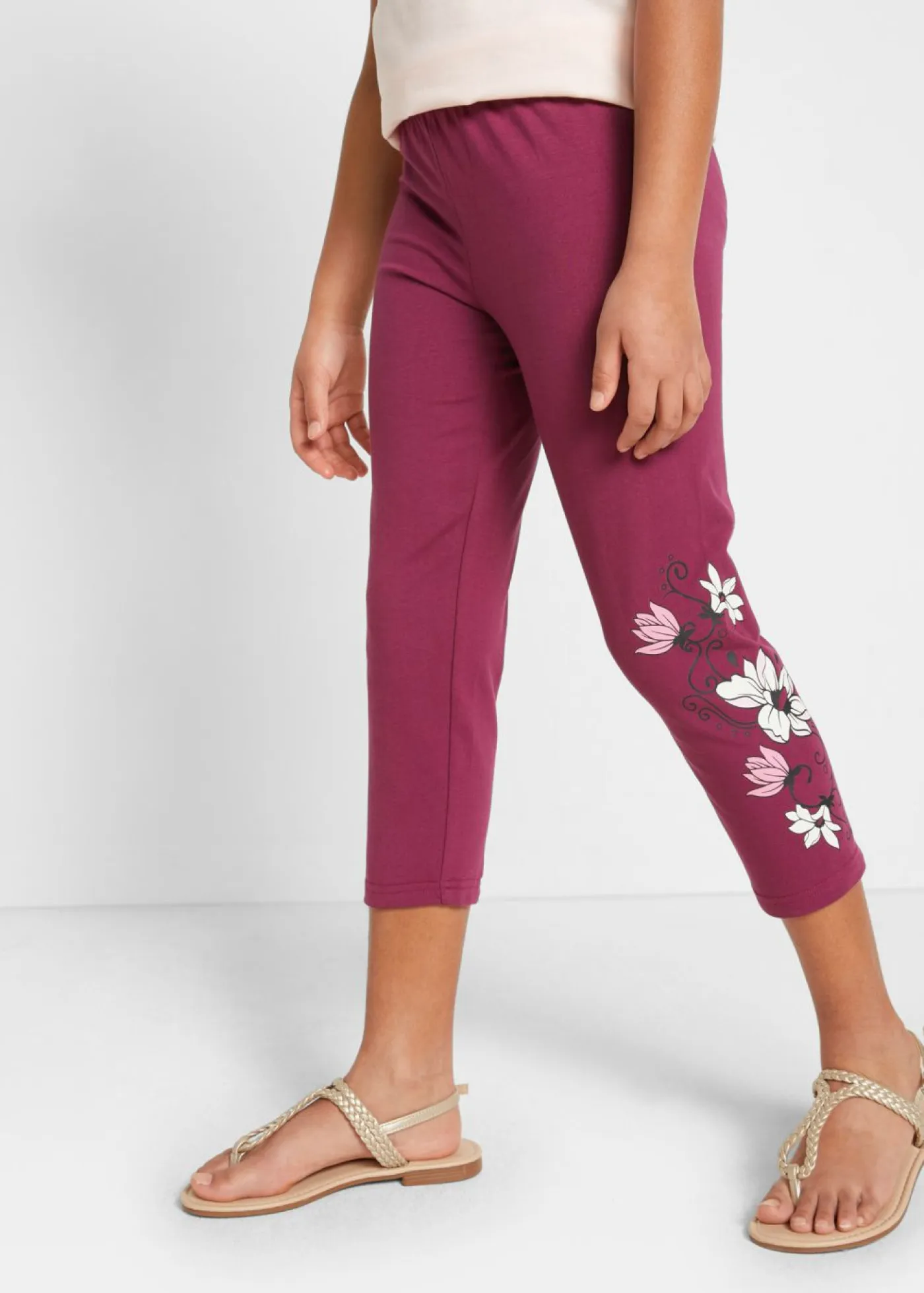 Niños bonprix bonprix Leggings capri de algodón orgánico (2 unidades)