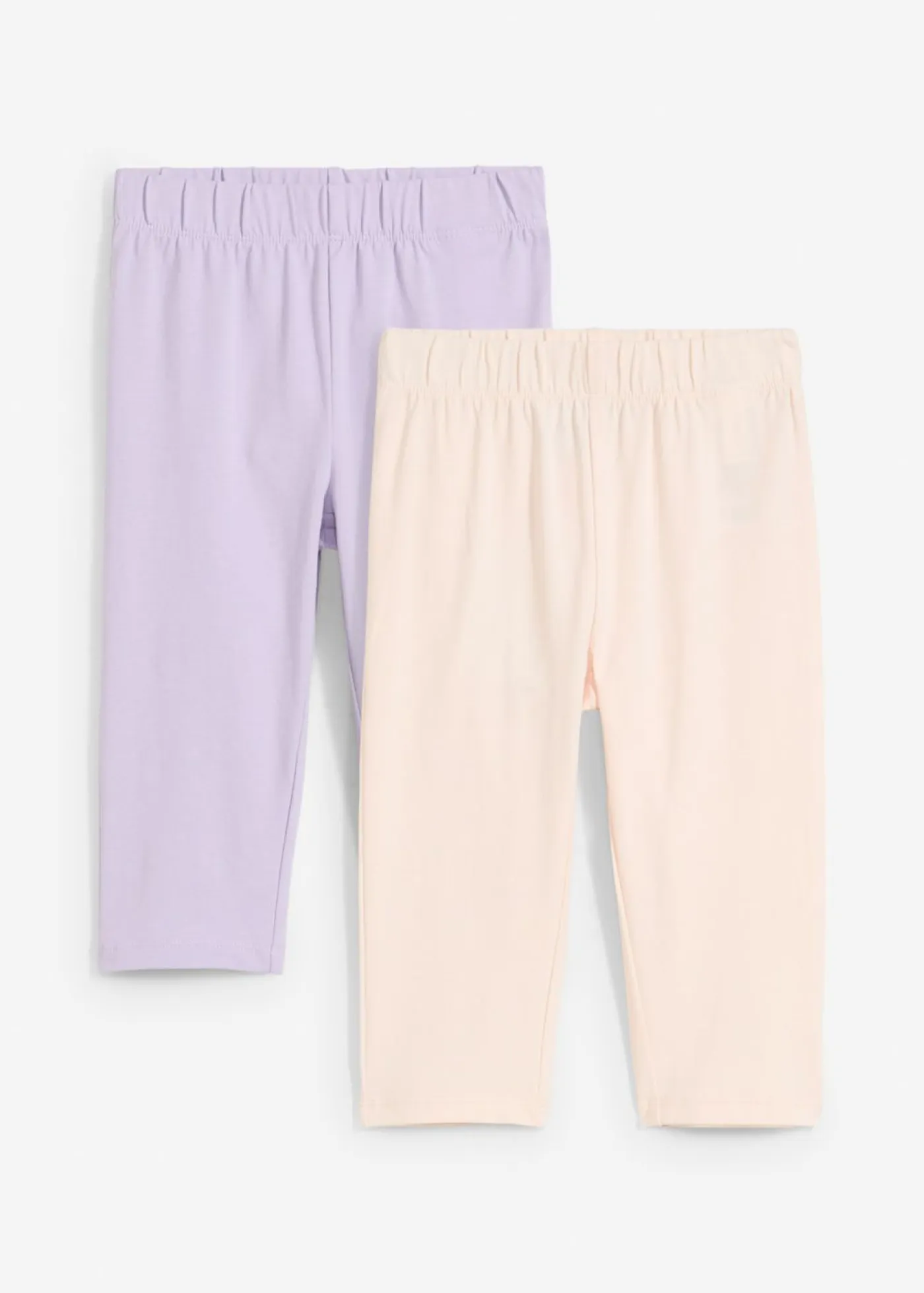Niños bonprix bonprix Leggings capri de mezcla de algodón orgánico elástico (2 unidades)