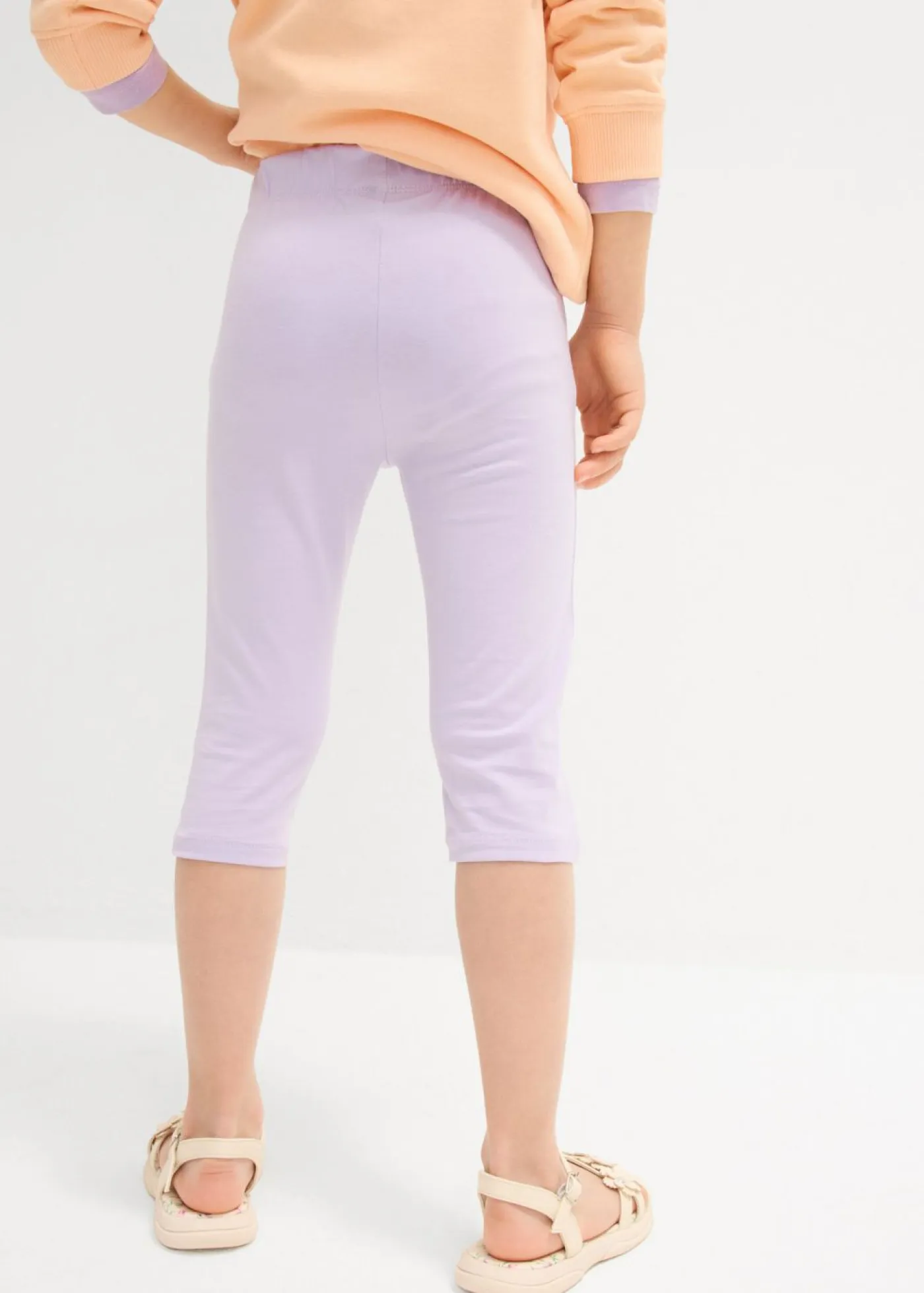 Niños bonprix bonprix Leggings capri de mezcla de algodón orgánico elástico (2 unidades)