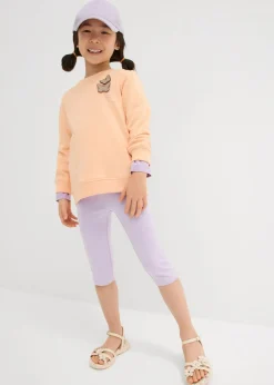 Niños bonprix bonprix Leggings capri de mezcla de algodón orgánico elástico (2 unidades)