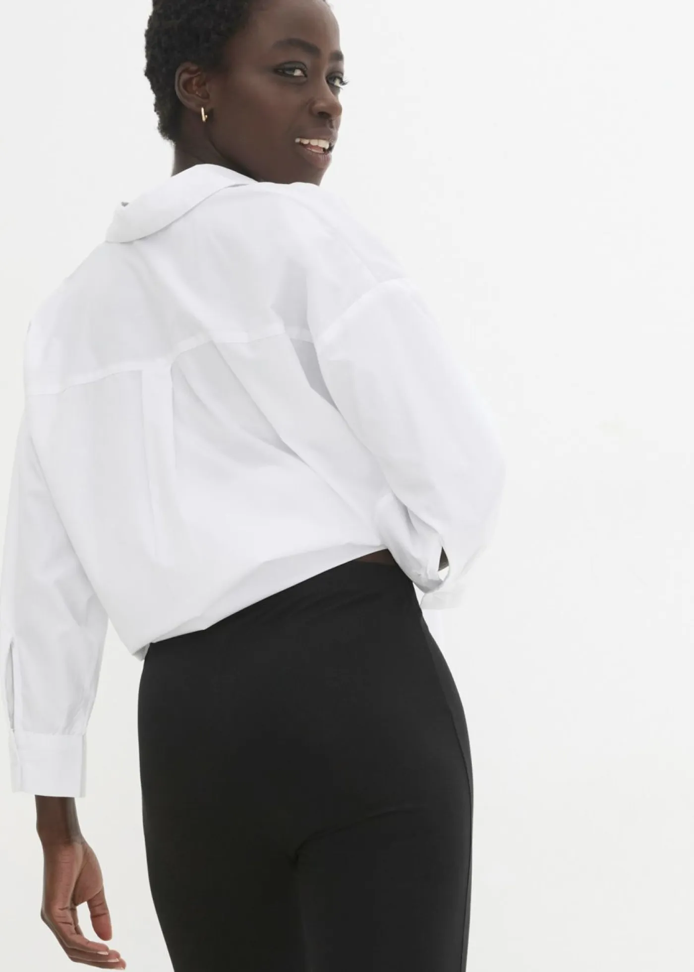 Mujer bonprix bonprix Leggings capri de mezcla de algodón