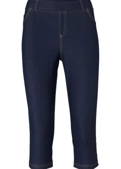 Mujer bonprix bonprix Leggings capri efecto vaquero