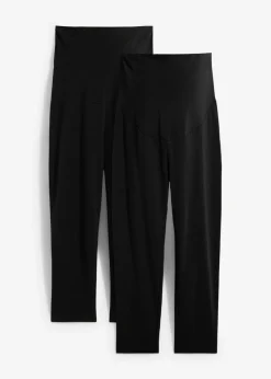 bonprix bonprix Premamá>Leggings capri premamá (2 unidades) Negro-negro