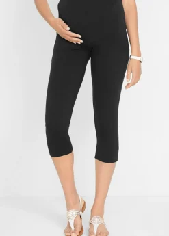 bonprix bonprix Premamá>Leggings capri premamá (2 unidades) Negro-negro