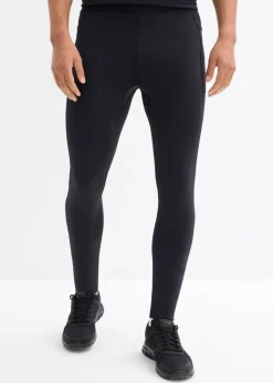 bonprix bonprix Outdoor|Ropa Deportiva>Leggings cómodos para correr con bolsillo para el móvil para hombres Negro