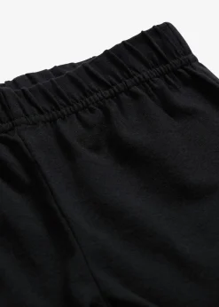 bonprix bonprix Ropa 2 A 9 Años·Pantalones Y Vaqueros|Ropa 2 A 9 Años·Multipack>Leggings confeccionados con mezcla de algodón ecológico elástico (3 unidades) Negro