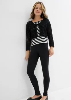 Niños bonprix bonprix Leggings confeccionados con una mezcla de algodón ecológico orgánico (2 unidades)