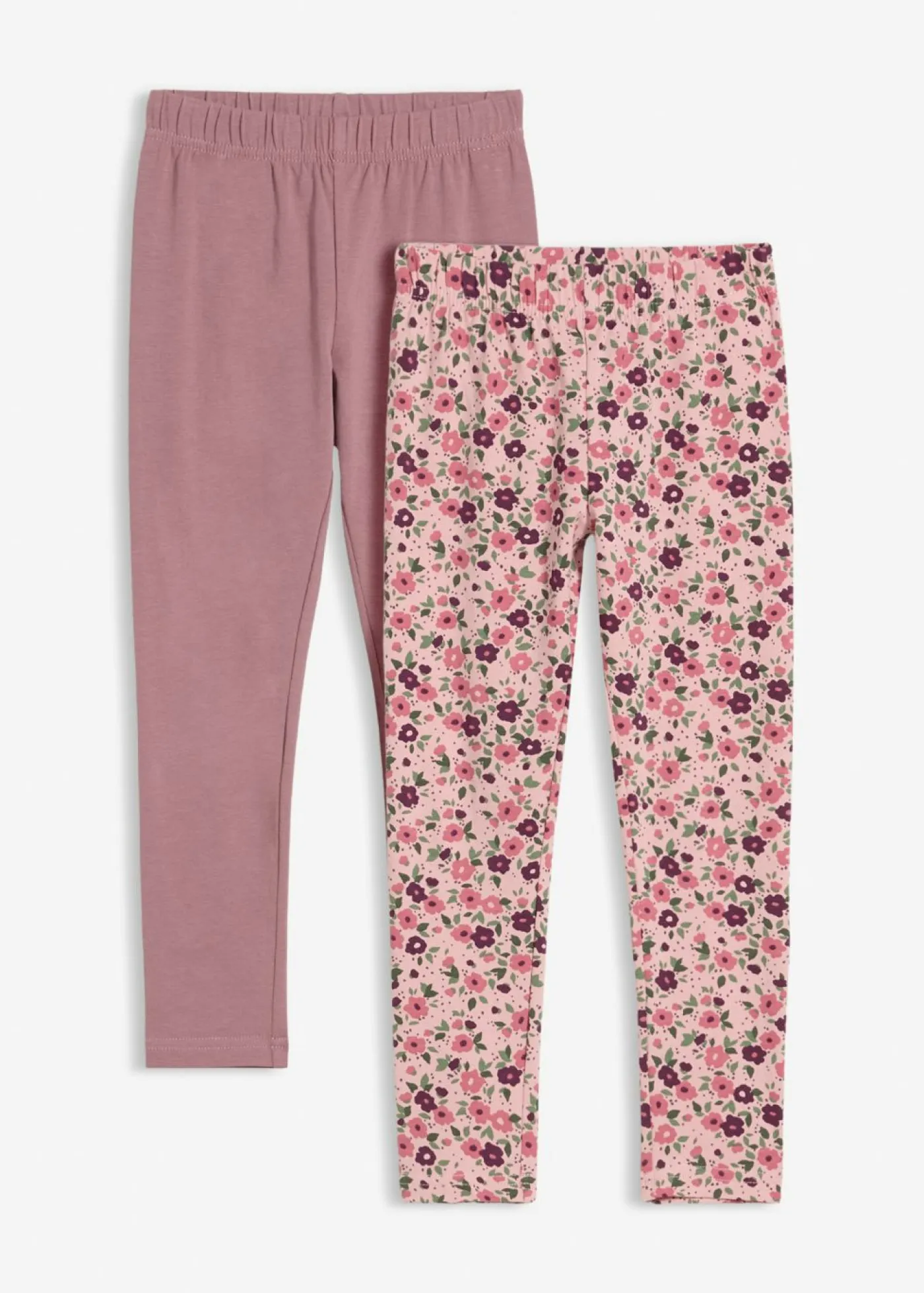 Niños bonprix bonprix Leggings confeccionados con una mezcla de algodón ecológico orgánico (2 unidades)