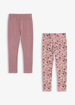 Niños bonprix bonprix Leggings confeccionados con una mezcla de algodón ecológico orgánico (2 unidades)