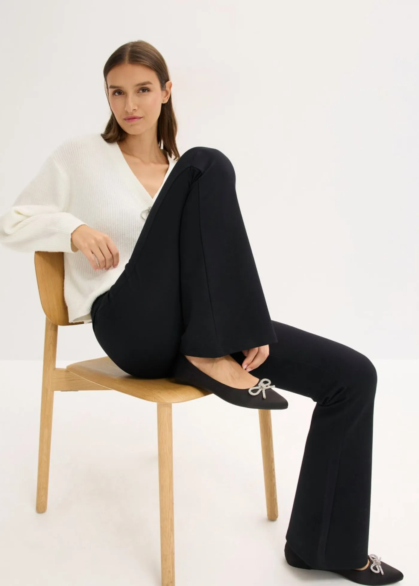 Mujer bonprix bonprix Leggings de cómodo Punto di Roma