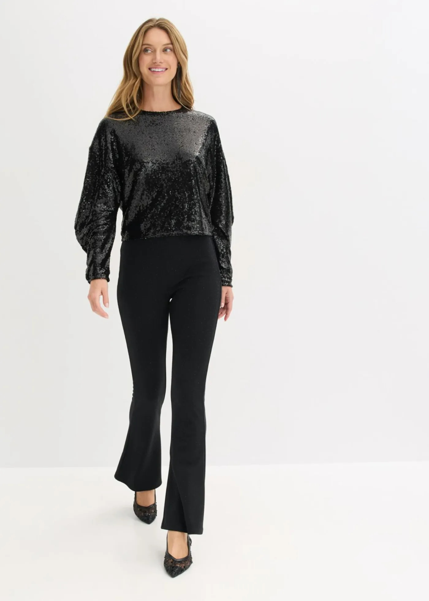 Mujer bonprix bonprix Leggings de cómodo Punto di Roma