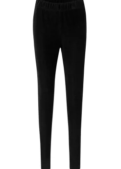 bonprix bonprix Pantalones>Leggings de pana fina con cintura ancha y cómoda Negro