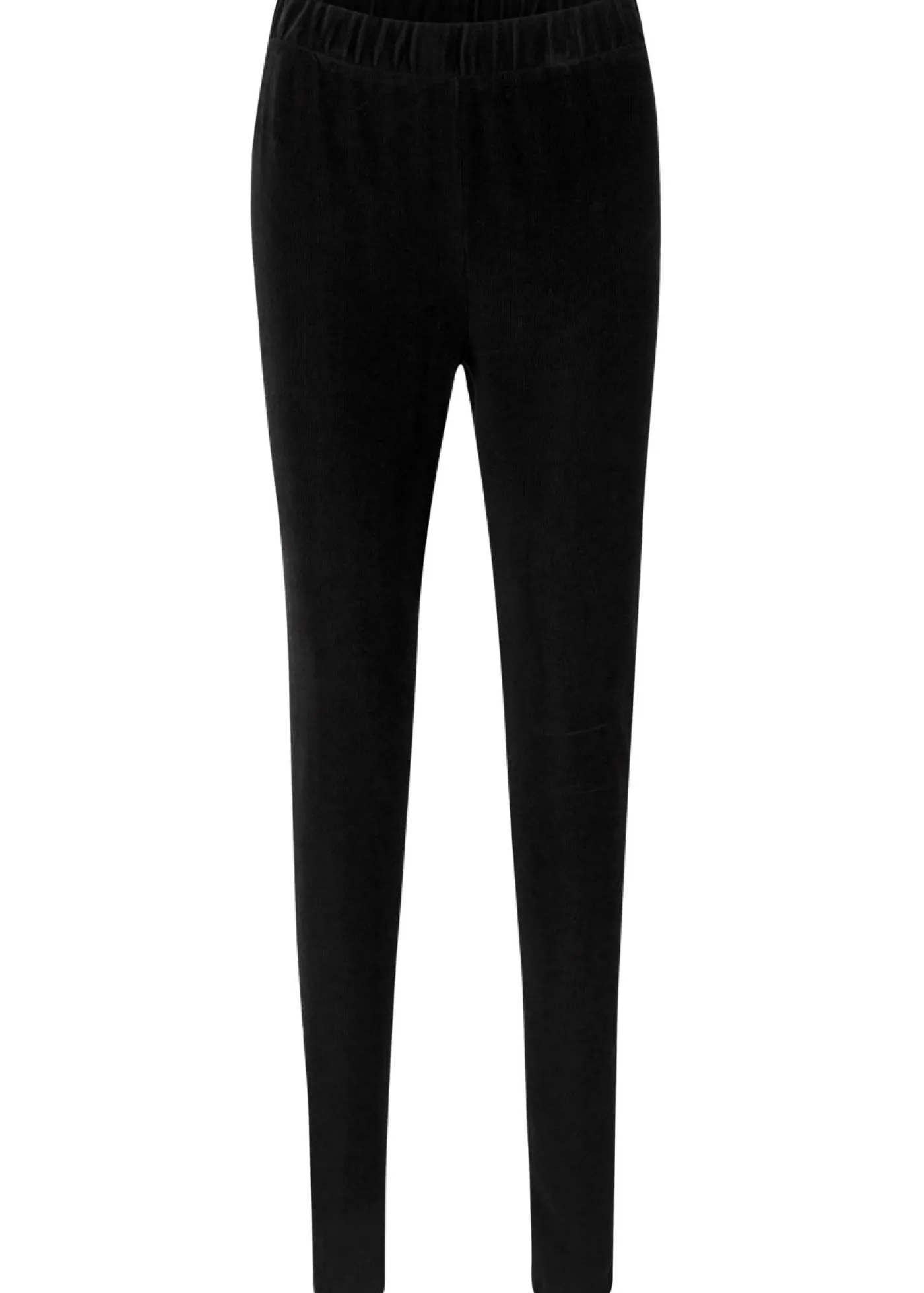 bonprix bonprix Pantalones>Leggings de pana fina con cintura ancha y cómoda Negro