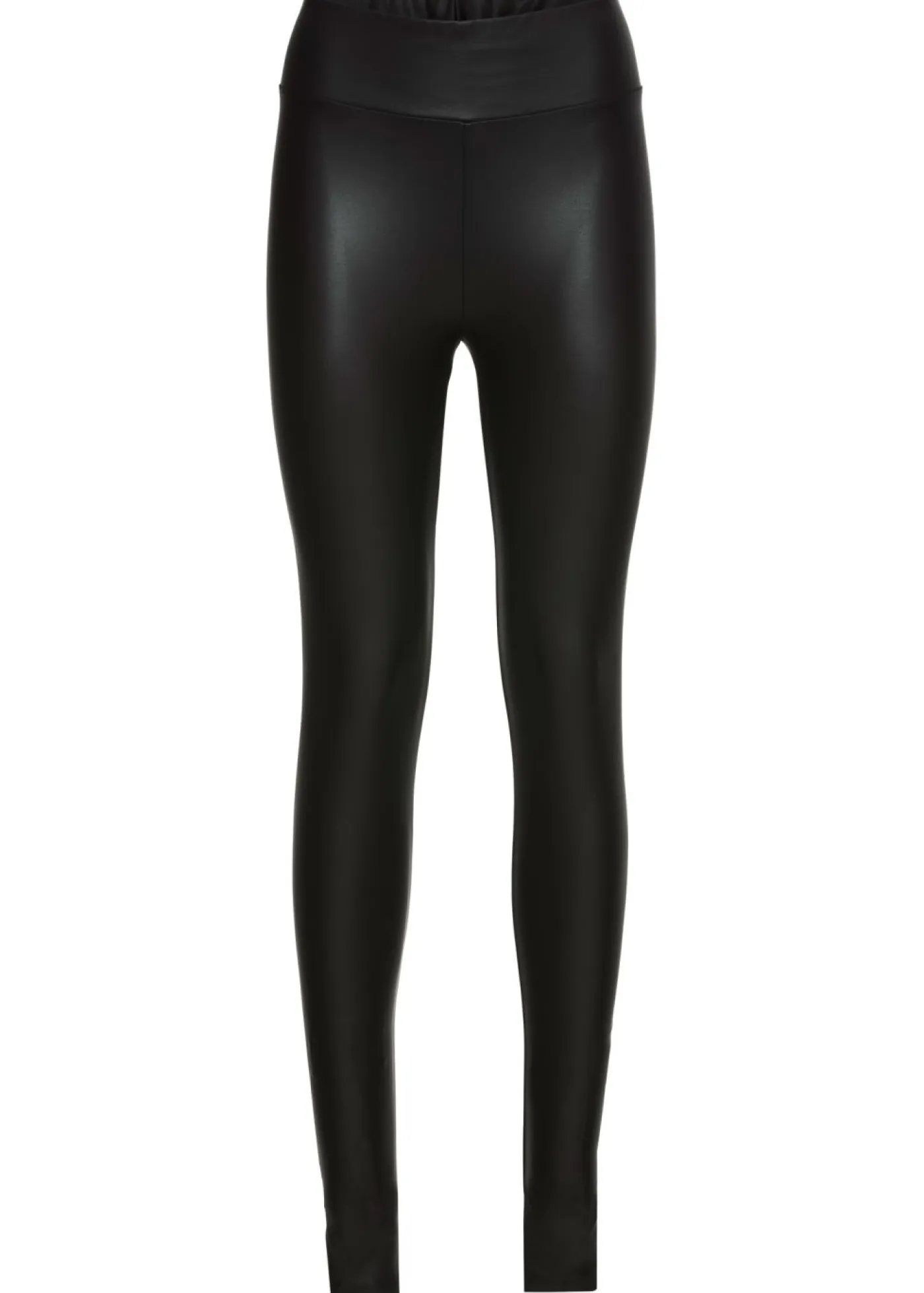 bonprix bonprix Tallas Pequeñas>Leggings de piel sintética con revestimiento Negro
