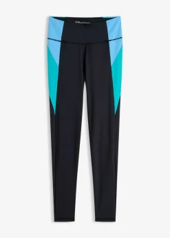 Mujer bonprix bonprix Leggings deportivos cómodos de material de secado rápido en colores en contraste