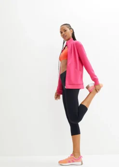 Mujer bonprix bonprix Leggings deportivos moldeadores con bolsillo y largo capri