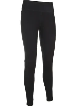 bonprix bonprix Ropa Deportiva|Pantalones>Leggings deportivos ultrasuaves hasta el tobillo con bolsillos laterales Negro