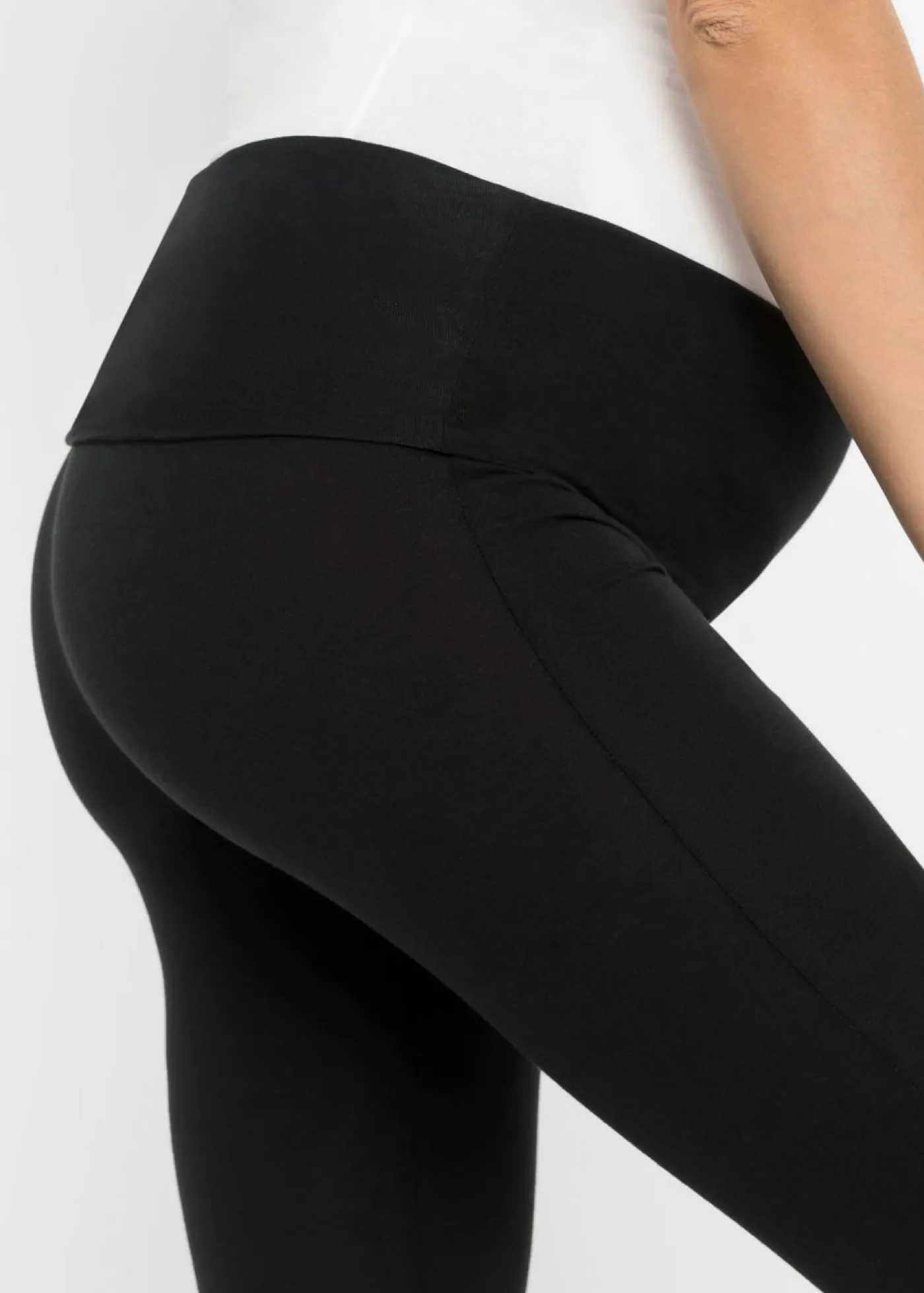 bonprix bonprix Premamá Y Lactancia|Ropa Para Dormir>Leggings premamá de algodón orgánico Negro